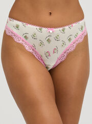 Mimi matcha scrunch thong