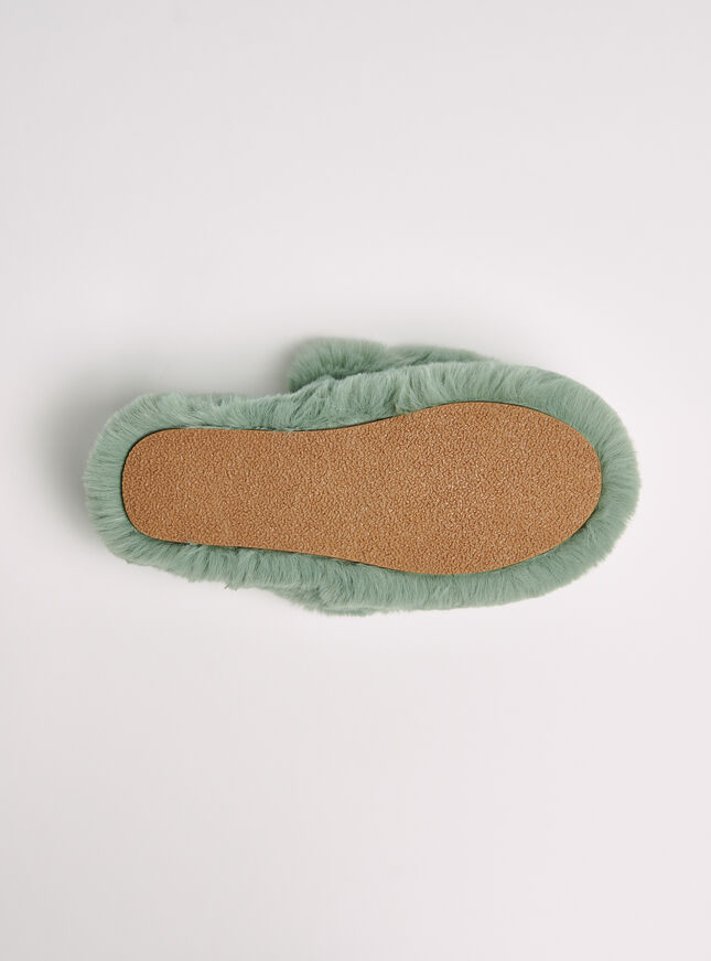 Platform slider slippers