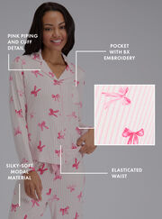 Bow modal pyjama set