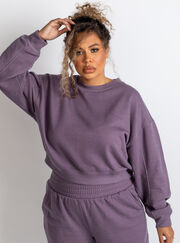 Boux lounge washed sweatshirt