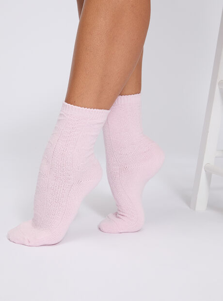Super soft heart fluffy ankle socks