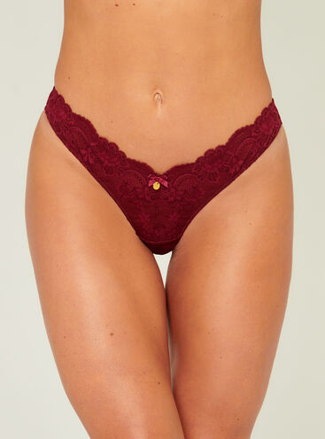 Red Knickers, Womens Knickers, Cotton & Lace Knickers