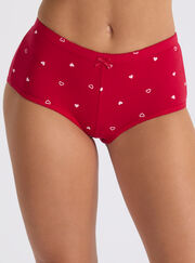 Tilly heart cotton shorts