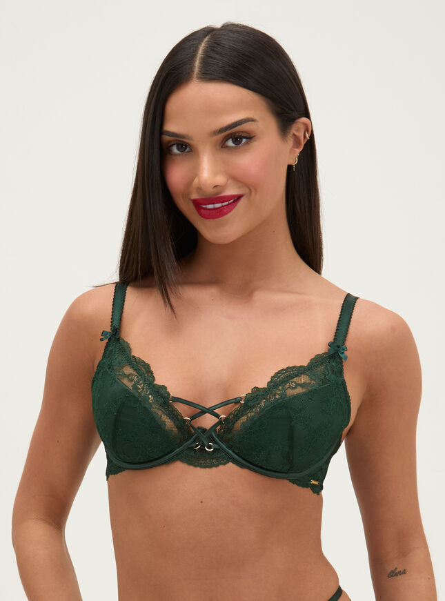 Adelaide lace plunge bra