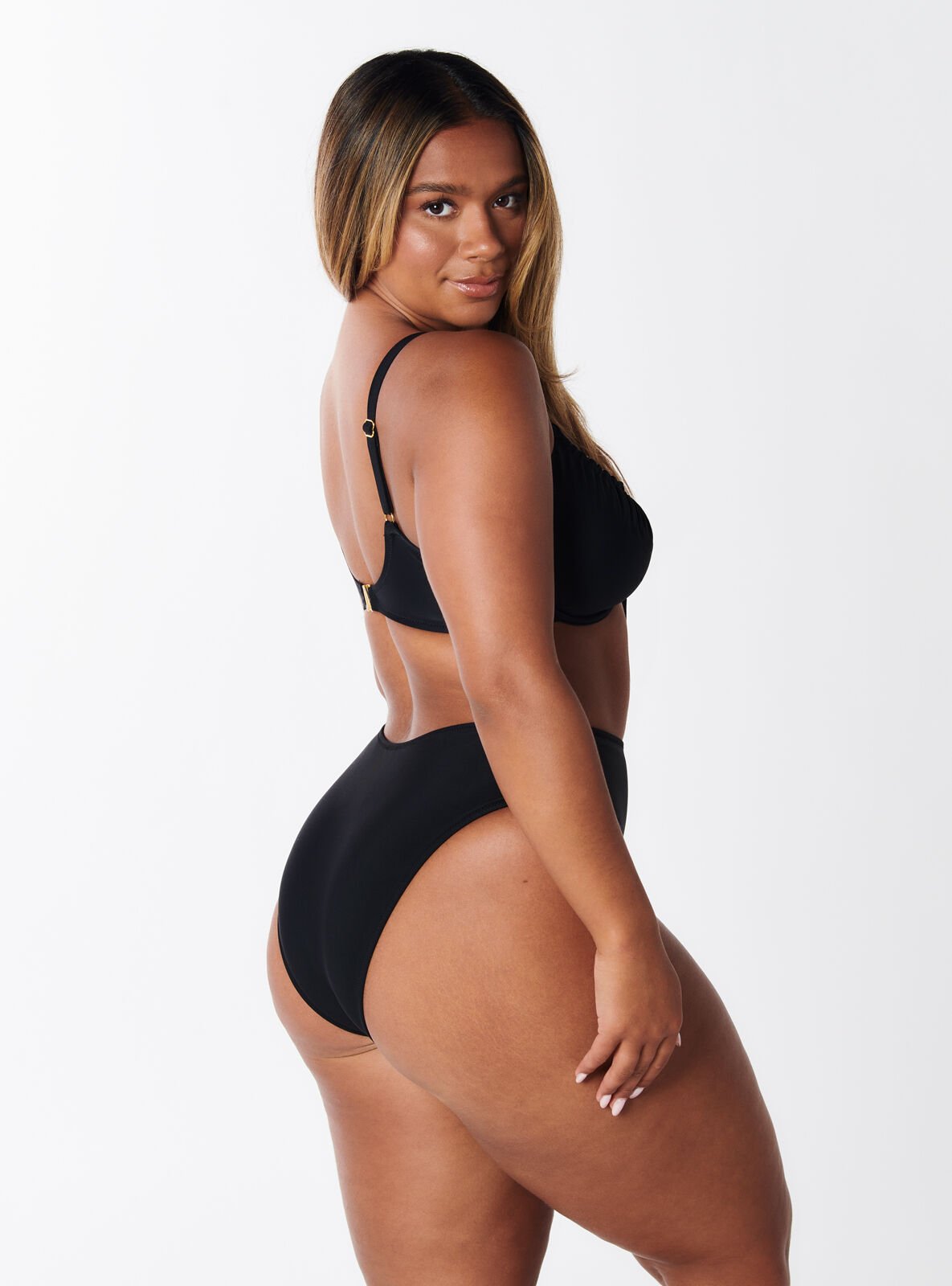 High waisted sale black bikini briefs