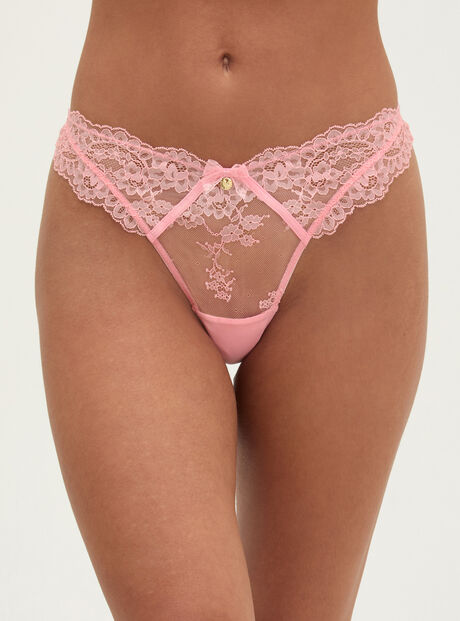 Elsbeth lace thong