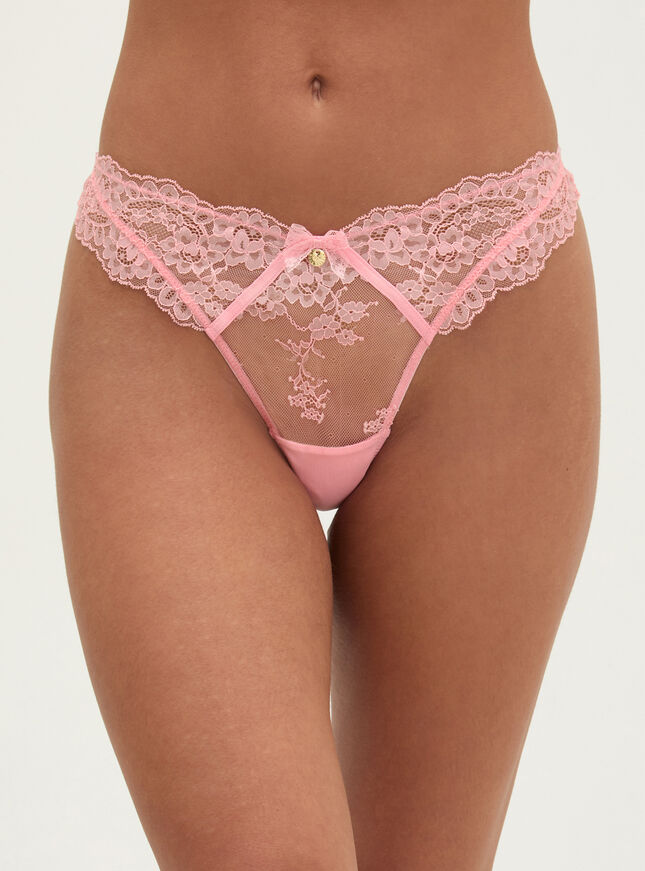 Elsbeth lace thong