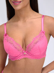 Yolanda lace push up plunge bra