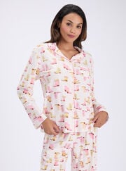Cowgirl dreams fleece pyjamas in a bag