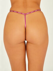 Lucie microfibre g-string thong