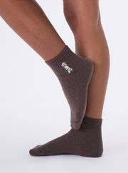 2 pack Dalmatian knitted trainer socks