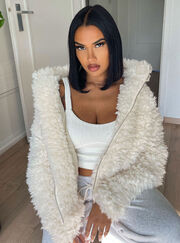 Chunky borg jacket