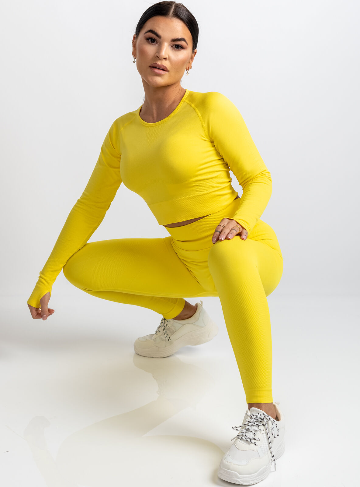 Yellow clearance spandex pants