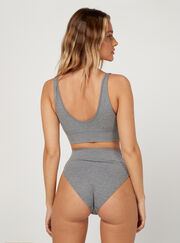 Ribbed seamless lounge brief