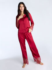 Valentina satin pyjama set