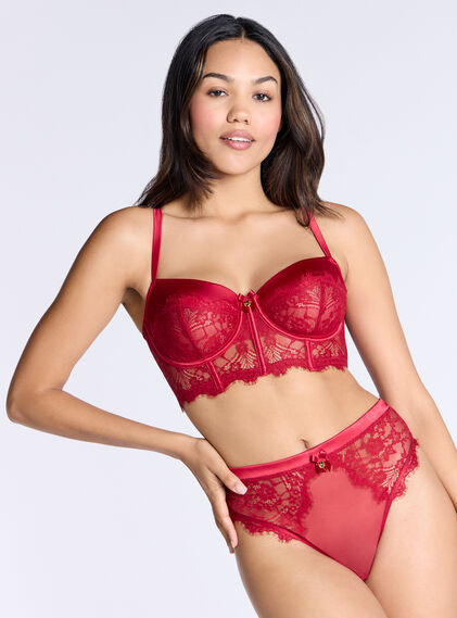 Passion lace longline bra