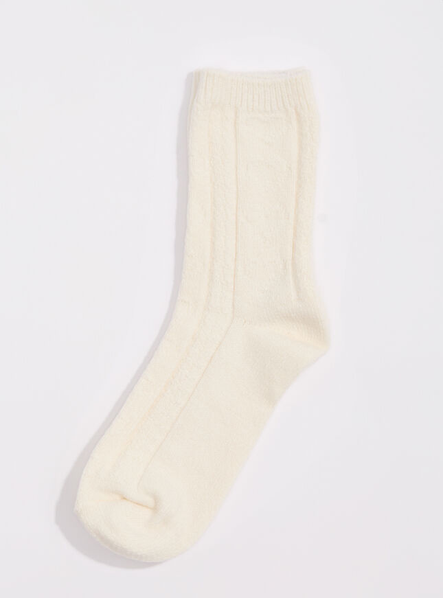 Super soft heart fluffy ankle socks