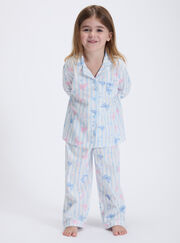 Kids' butterfly fleece pyjamas in a bag