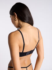 Strapless microfibre multiway bra