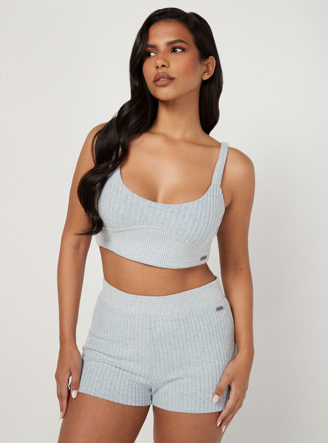 Maya ribbed shorts