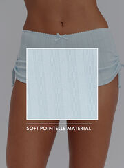 Pointelle pyjama shorts