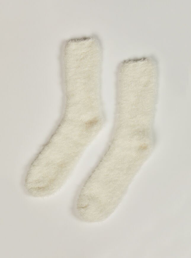 Fluffy feather socks