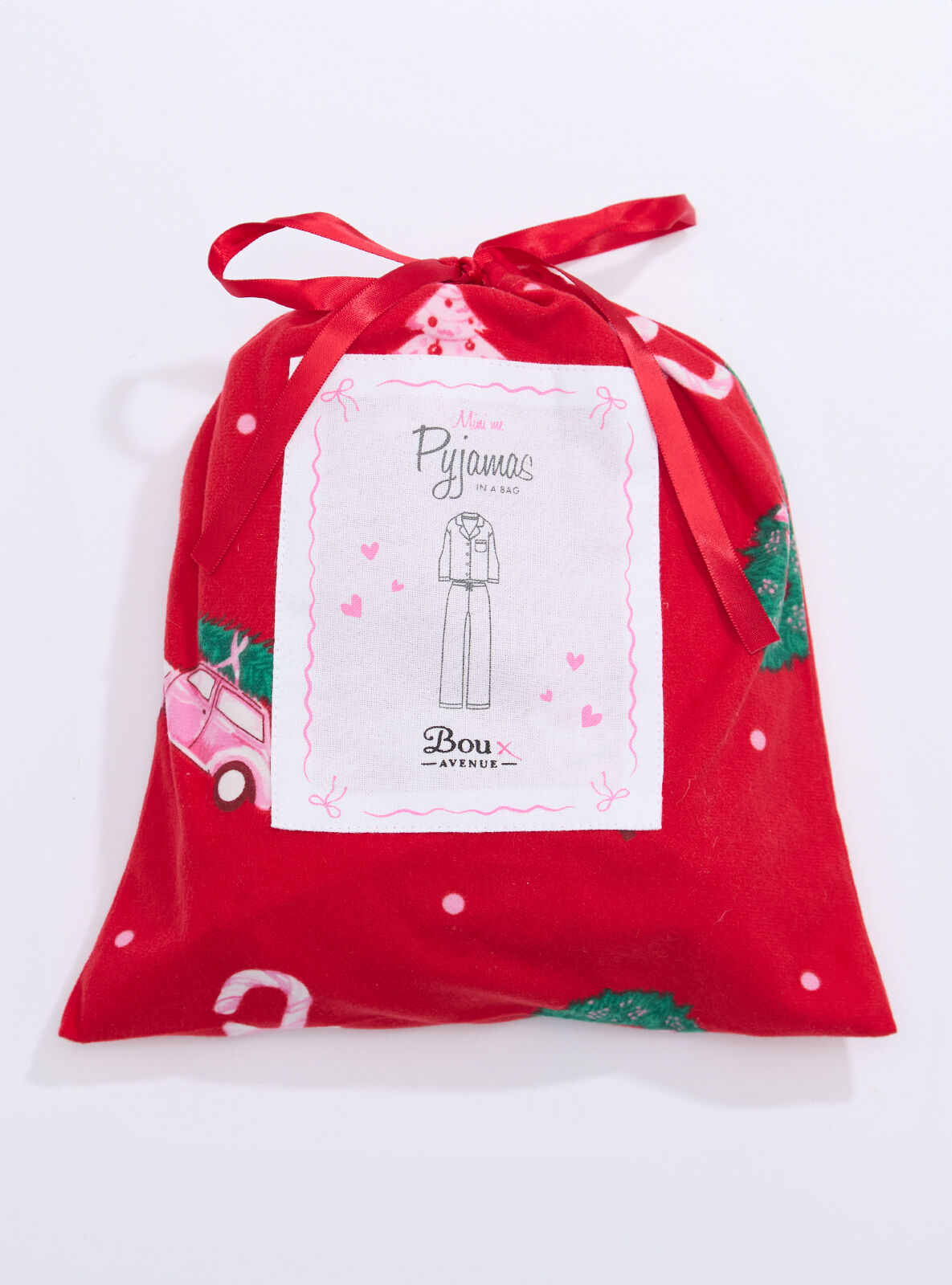 Boux Avenue Kids' Christmas scene pyjamas in a bag - Red Mix - 2-3