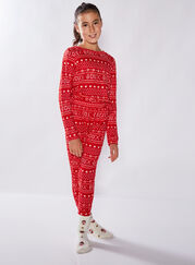 Mini Boux fairisle twosie pyjamas