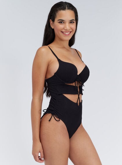 Naples crinkle super push up swimsuit