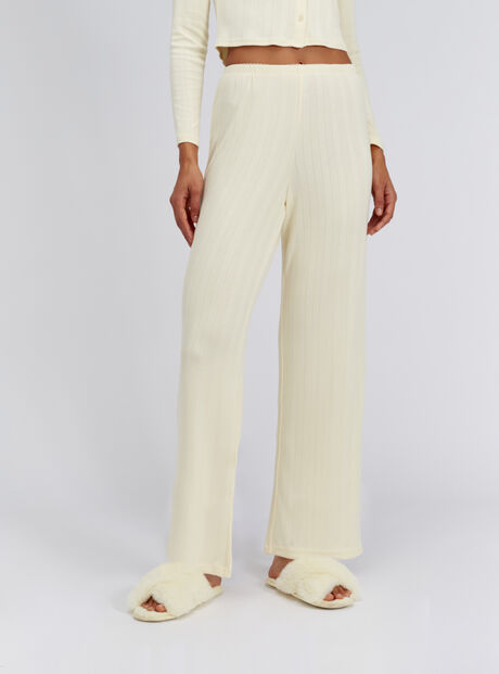 Pointelle pyjama trousers