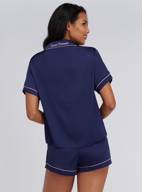 Luxe satin short pyjama set