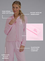 Velour pyjama set
