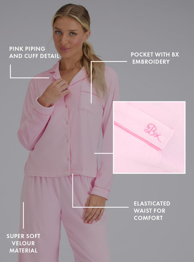 Velour pyjama set