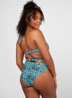 Kalkan leopard triangle bikini top