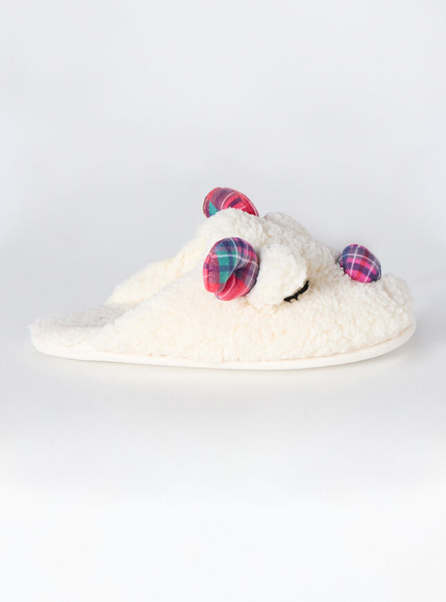 Reindeer mule slippers