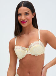 Faye spot mesh balconette bra