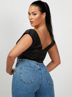 Lace up corset top