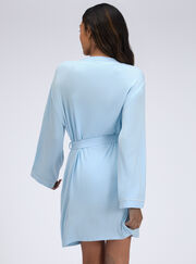 Piping modal short robe