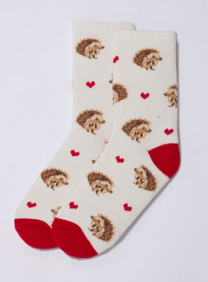 Hedgehog cosy ankle socks