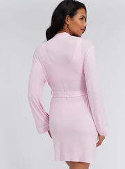 Piping modal short robe