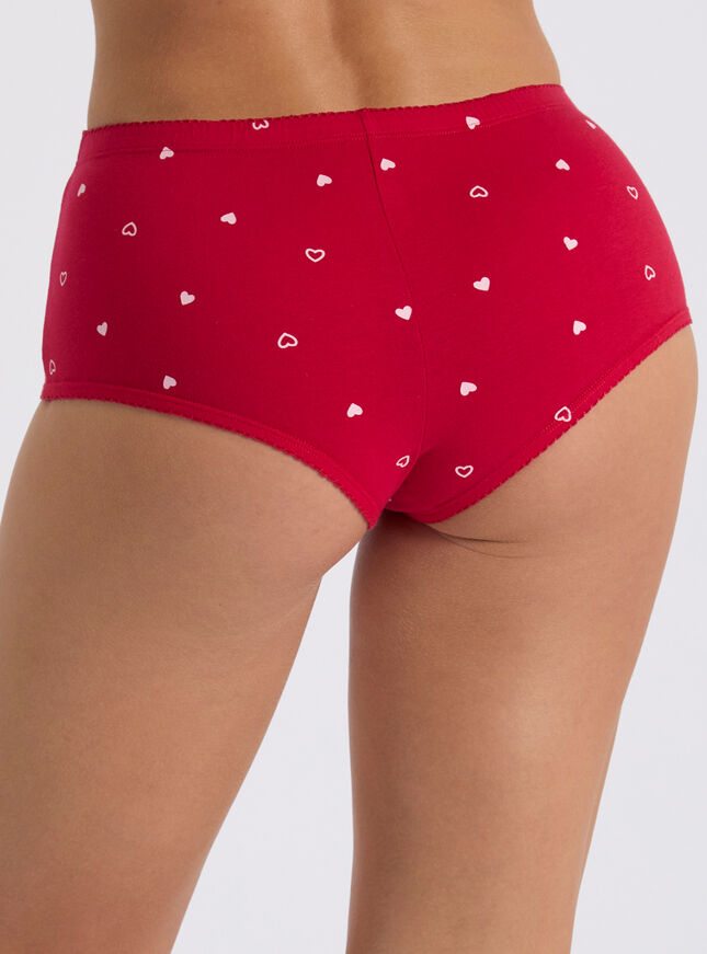 Tilly heart cotton shorts