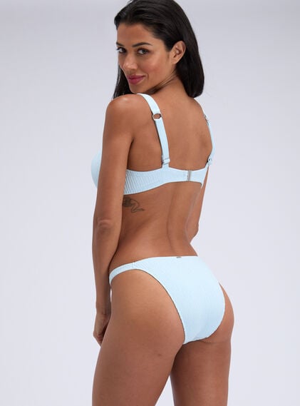 Amalfi crinkle balconette bikini top