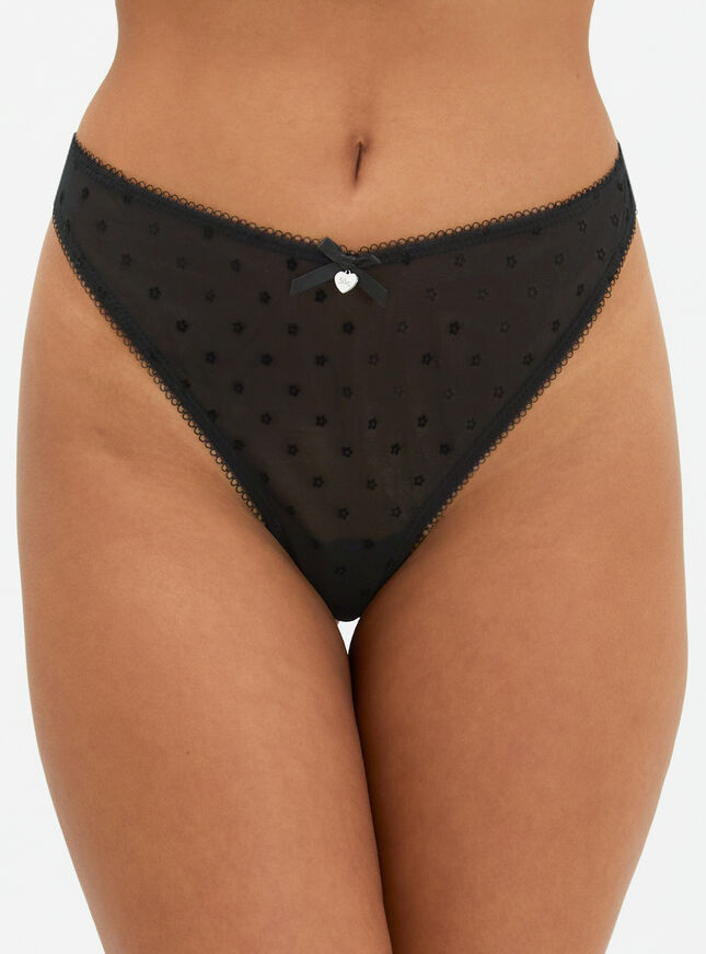 Maisy daisy flock thong