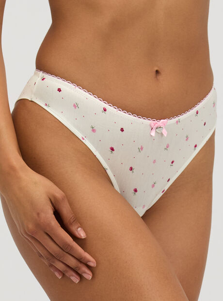 Freya floral brazilian knickers