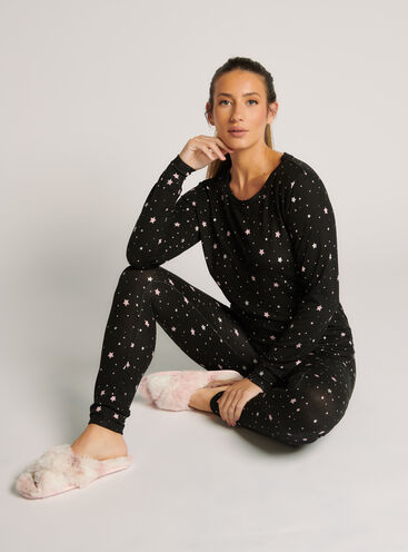 Star print twosie pyjama set