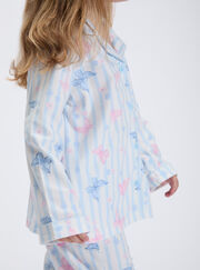 Kids' butterfly fleece pyjamas in a bag