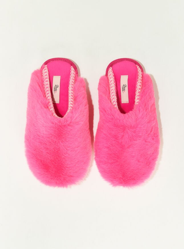 Platform mule slippers