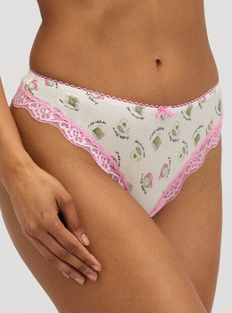 Mimi matcha scrunch thong