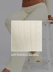 Pointelle pyjama trousers