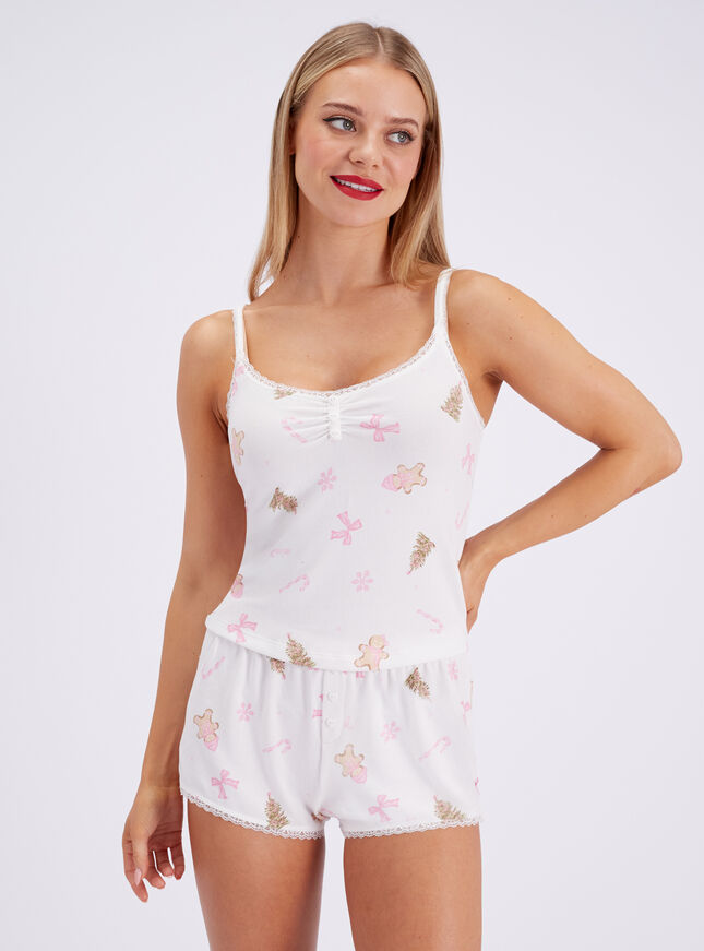 Gingerbread supersoft short pyjama set